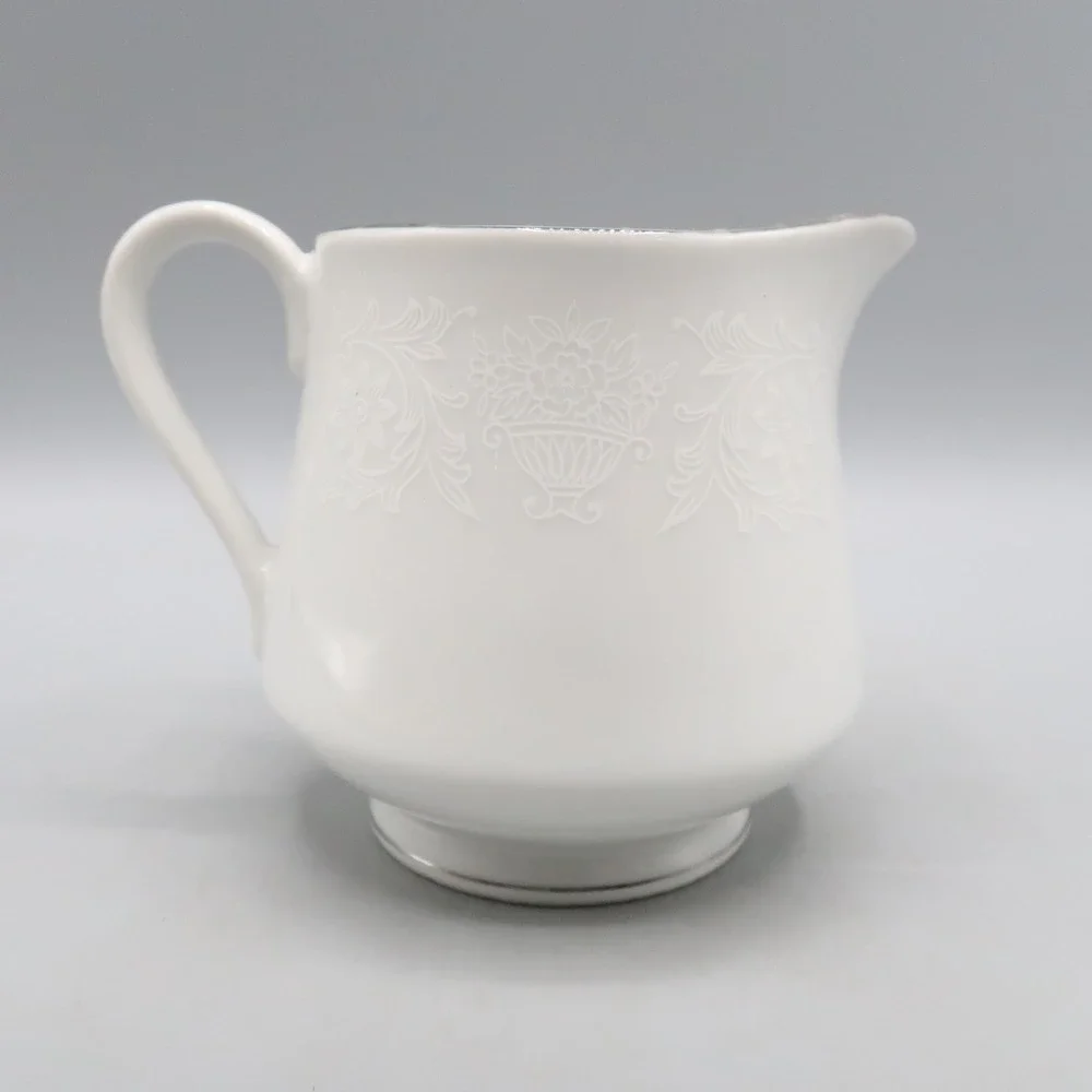 Vintage Crown Victoria Lovelace Fine China Creamer Made in Japan 3.5